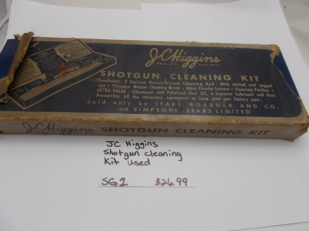 JC Higgins Shotgun Cleaning Kit SG1A - Vintage Used OEM
