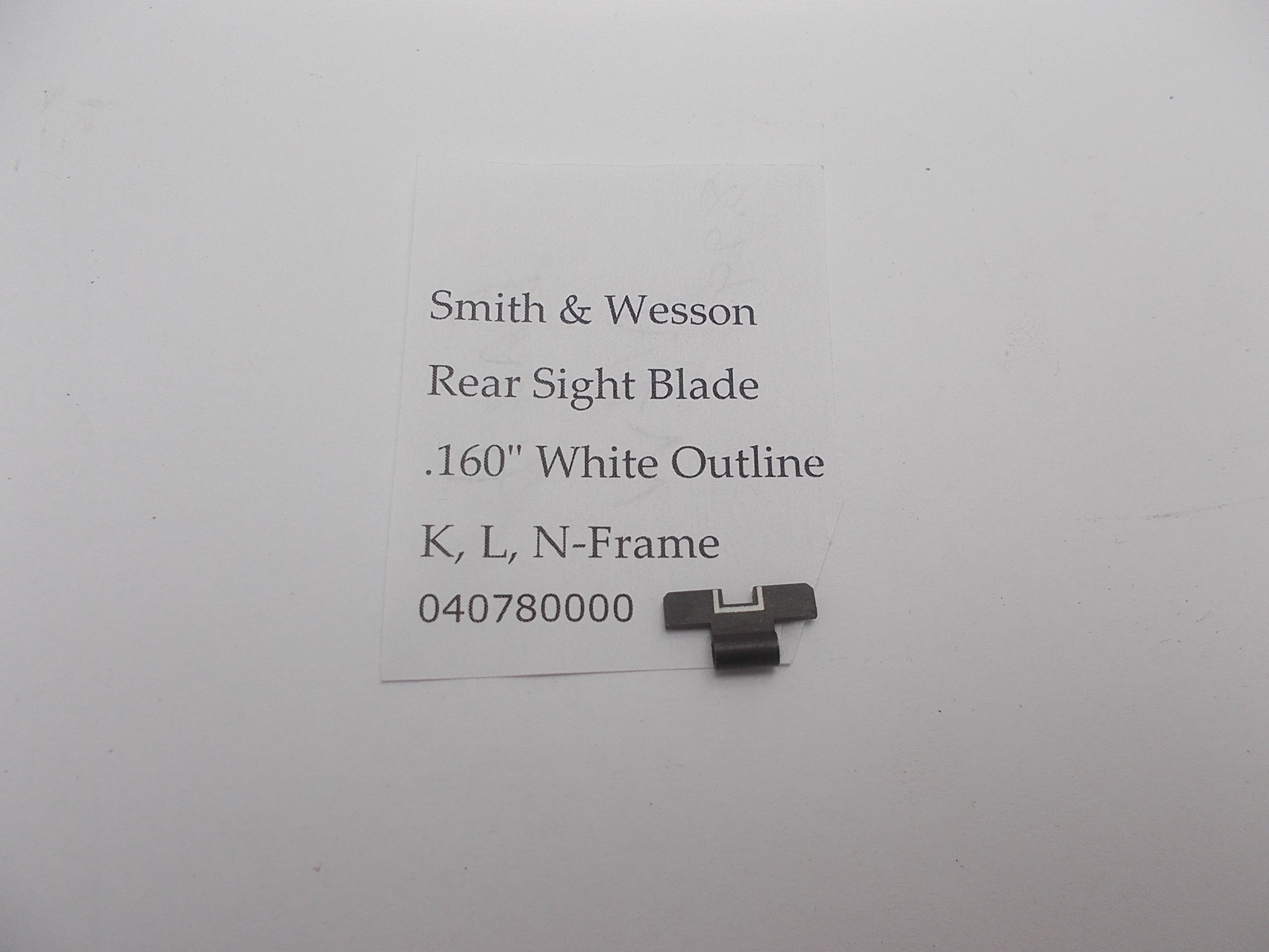 USA Guns And Gear - USA Guns And Gear Rear Sight Blade - Gun Parts Smith & Wesson - Smith & Wesson