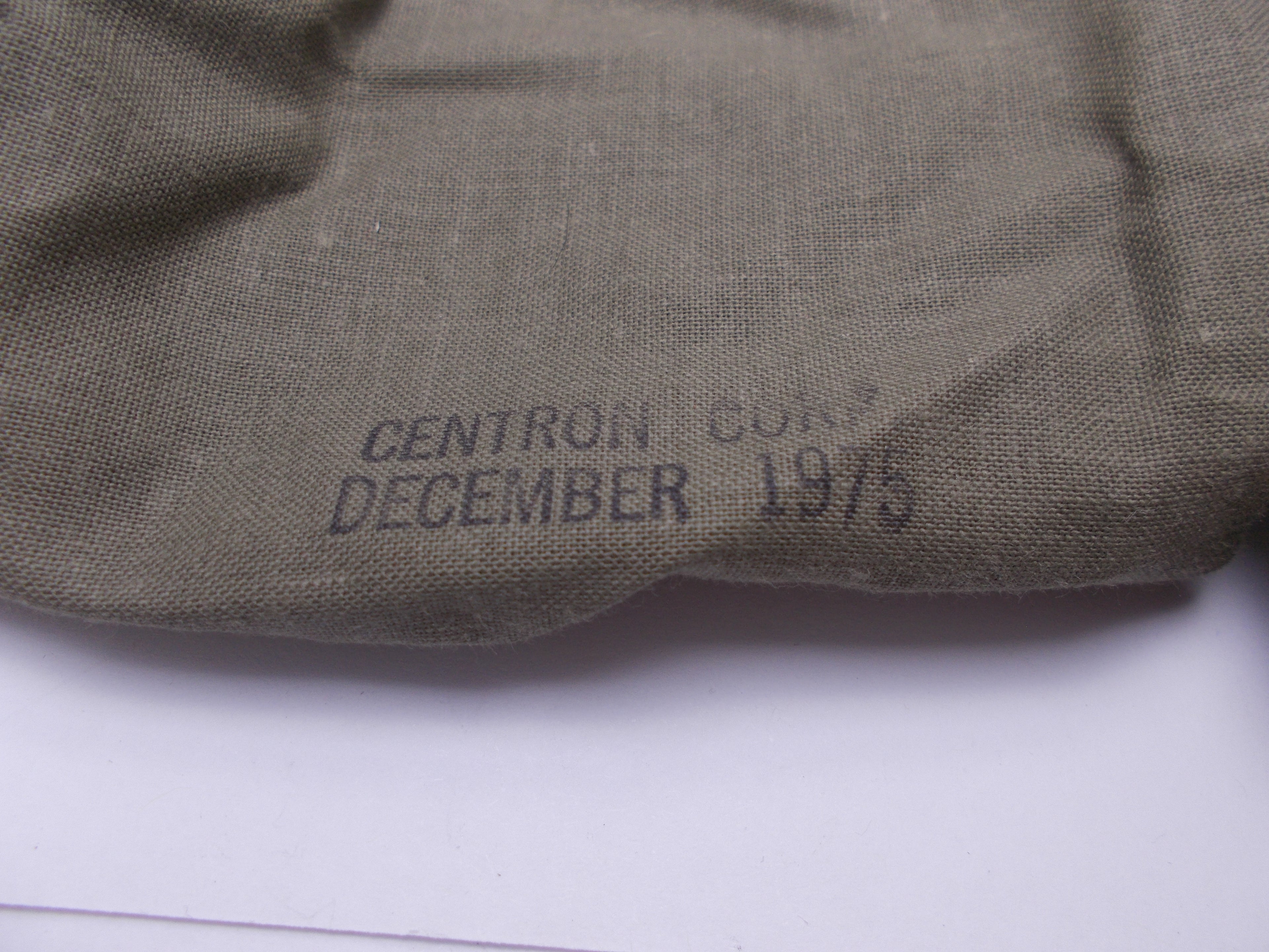 Bando21 M60 Bandoleer Pouch Centron Corp December 1975 OD Green