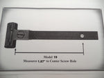 KL161A Smith & Wesson K & L Frame Multi Model Adjustable Sight & Screw