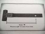 66161 Smith & Wesson K Frame Model 66 Adjustable Rear Sight Used