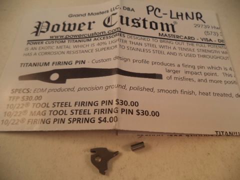 PC-LHNR Smith & Wesson New L Frame Power Custom Hammer Nose Rivet