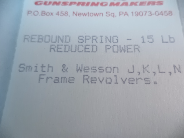 USA Guns And Gear - USA Guns And Gear New J Frame - Gun Parts Wolf - Smith & Wesson