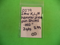 O279 Smith & Wesson New K, L, N Frames .002" 2 Power Custom Hammer Pivot Pin Shims