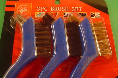 GB0014 Mini Brush Set Double Ended Brass, Stainless Steel & Nylon Gun Cleaning