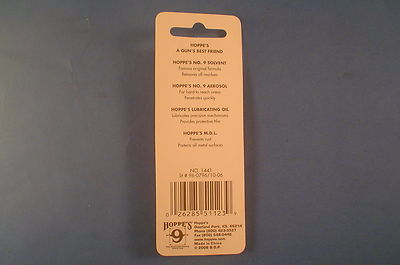 PS0011 Hoppe's NO.9 Patch Slotted End .410 To 20 Gauge NO.1441 Gun Cleaning