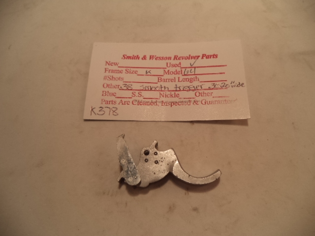 K378 Smith & Wesson Used K Frame Model 64 .38 Special .302" Smooth Trigger