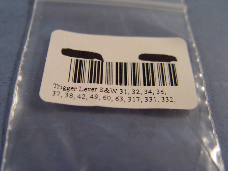 227520000 Smith & Wesson New J Frame Trigger Lever