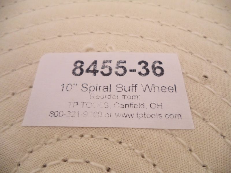 8455-36  10" Spiral Buff Wheel
