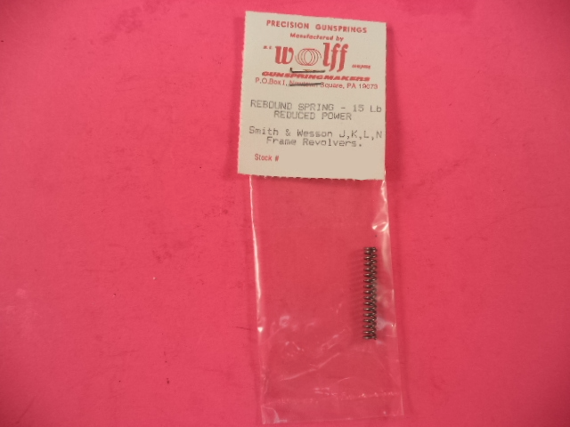 Wolff Reduced Power Rebound Spring for S&W J/K/L/N Frame Revolvers - 15 LB | Part SW6590984