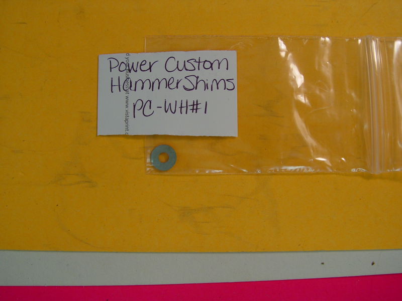 PC-WH1 Smith & Wesson New K, L & N Frame .002" Power Custom Hammer Sideplate Shims