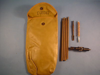 GT0034 MI Garand .30 Caliber Military Rifle Gun Cleaning Kit O.D. Pouch