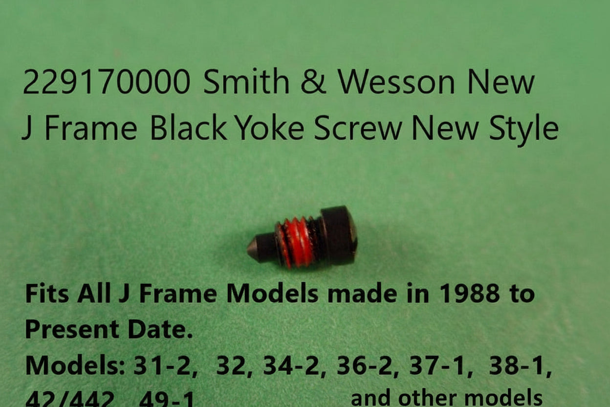 Smith & Wesson J Frame Black Cylinder Yoke Screw Assembly New Style 229170000