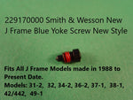 229170000 Smith & Wesson New J Frame Blue Yoke Screw New Style
