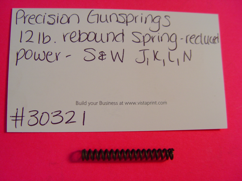 30321 Wolff New J, K, L & N Frames Reduced Power  12lb. Rebound Spring