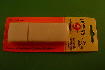 Hoppe's .22/270 Caliber Cleaning Patches Gun Cleaning Kit Rifle Bore
