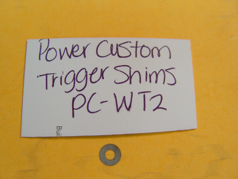 PC-WT2 Smith & Wesson New K, L & N Frame Power Custom Trigger Sideplate Shim
