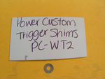PC-WT2 Smith & Wesson New K, L & N Frame Power Custom Trigger Sideplate Shim