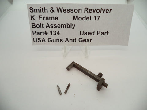 134 Smith & Wesson Revolver K Frame Model 17 Bolt Assembly Used Part