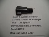 J376 Smith & Wesson J Frame Model 37 Revolver Part Used Blue Airweight 2" Barrel