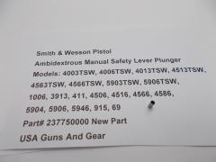 Smith & Wesson Ambidextrous Manual Safety Lever Plunger - 237750000