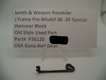 P36120 Smith & Wesson J Frame Model Pre 36 Hammer Block .38 Special